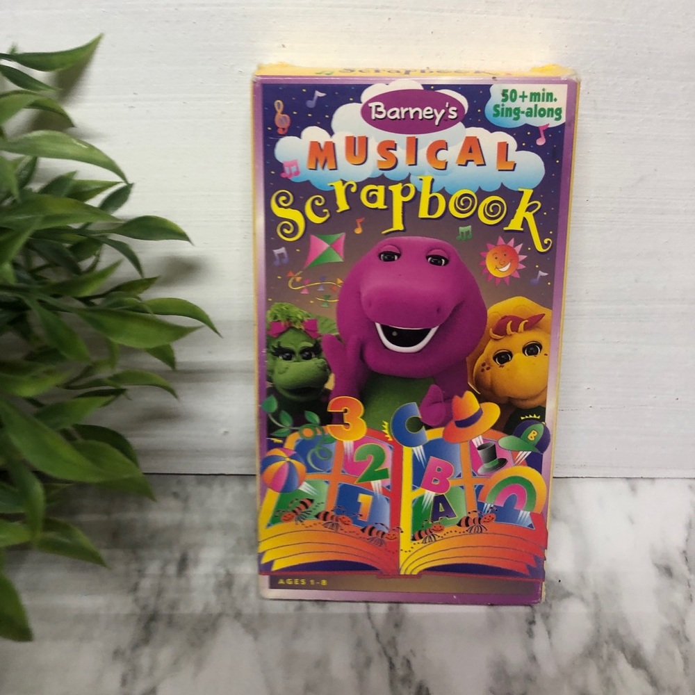 Barney’s musical scrapbook 1997 VHS